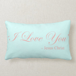 Coussin Rectangle Je t'aime - Jésus-Christ