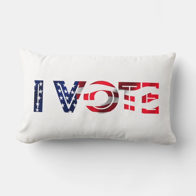 Coussin Rectangle Je vote (Recto)