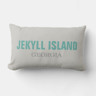 Coussin Rectangle Jekyll Island Ga Beach Jeter l'oreiller