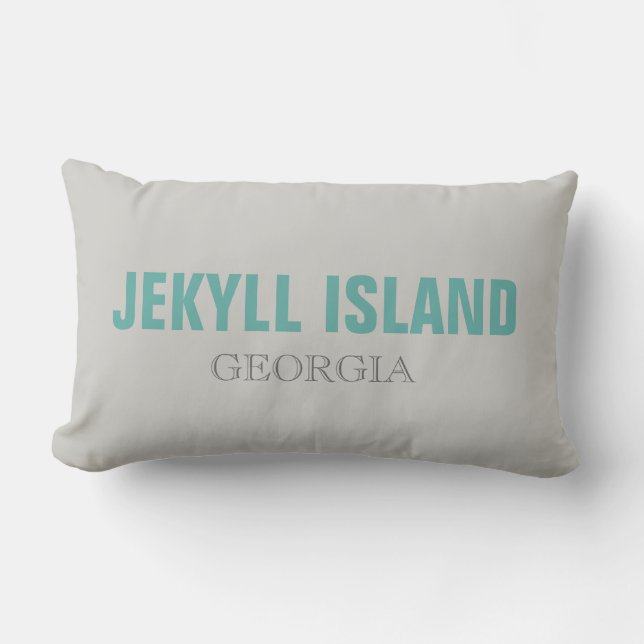 Coussin Rectangle Jekyll Island Ga Beach Jeter l'oreiller (Recto)