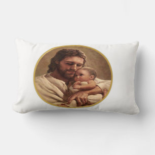 Coussin Rectangle Jésus et l'enfant