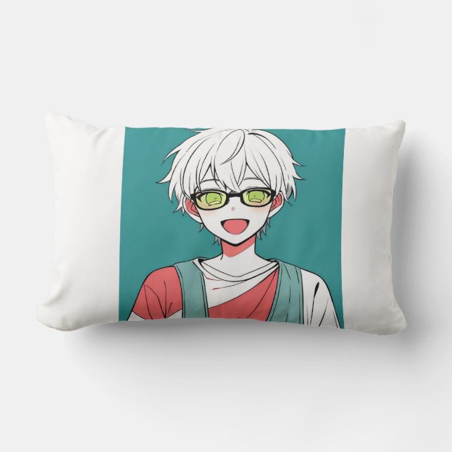 Coussin Rectangle Jeter l'oreiller avec anime (Recto)