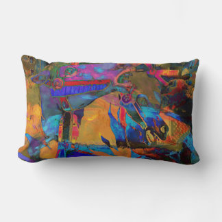 Coussin Rectangle Jeu circulaire