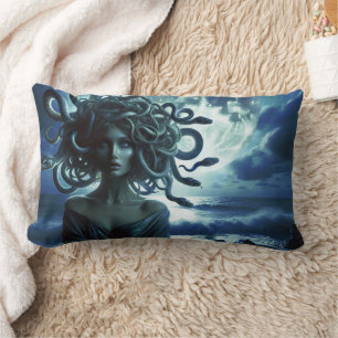 Coussin Rectangle Jeune Méduse jolie par la Lune & l'Océan
