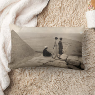Coussin Rectangle Jeunes filles au sommet de la pyramide de Khéops e