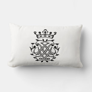 Coussin Rectangle Johann Sebastian Bach Crest Monogramme Insignia