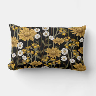 Coussin Rectangle Jolie décoration fleurie qui attire l'attention
