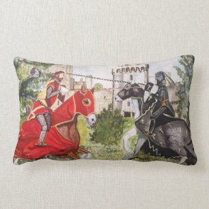 Coussin Rectangle Joust médiéval