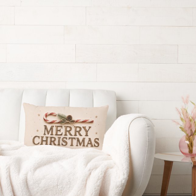 COUSSIN RECTANGLE JOYEUX NOËL (Canapé)