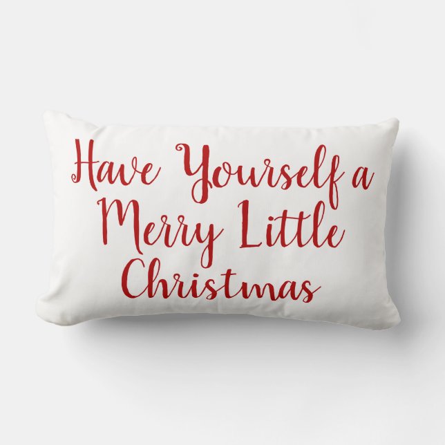 Coussin Rectangle Joyeux Noël (Recto)