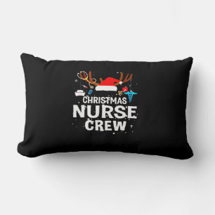 Coussin Rectangle Joyeux Noël   Équipage des infirmières de Noël