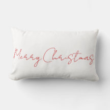 Joyeux Noël Réversible Rouge Blanc Minimaliste