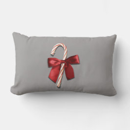 Coussin Rectangle Joyeux Sucre de canne de Noël | Toute taille | Per