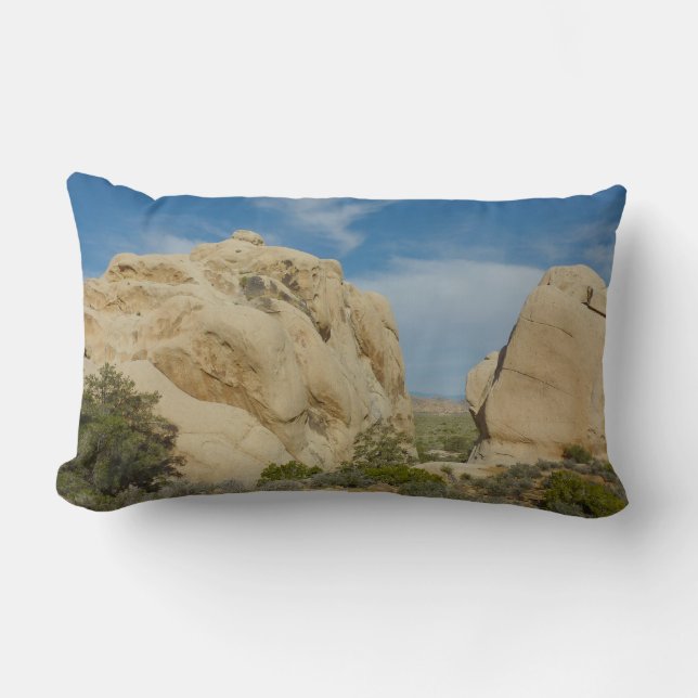 Coussin Rectangle Jumbo Rocks au parc national Joshua Tree (Recto)