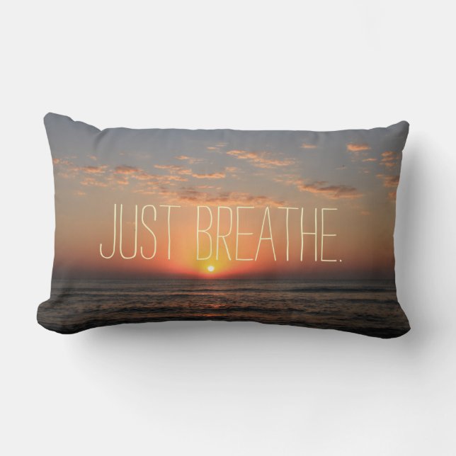 Coussin Rectangle Juste Breathe (Recto)