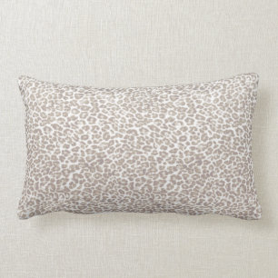 Coussin Rectangle Juste léopard de neige