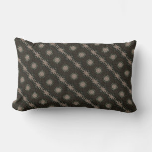 Coussin Rectangle Kaleidoscope Design Vert foncé Rouge Brown