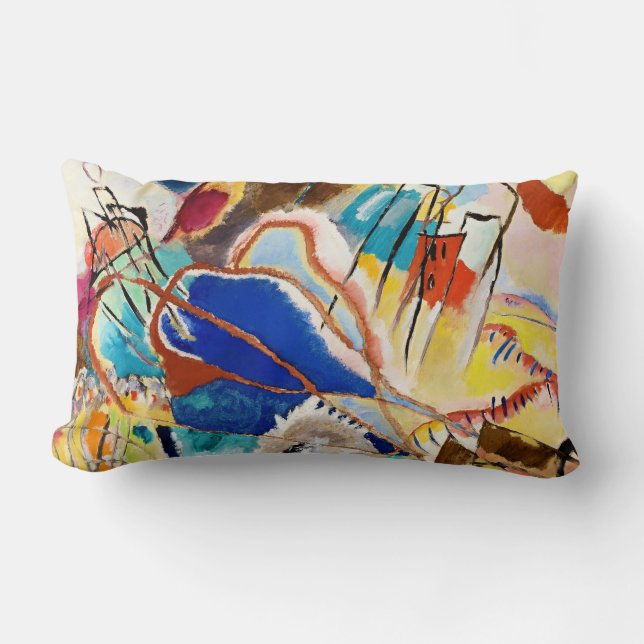 Coussin Rectangle Kandinsky Moderne peinture Abstraite (Recto)