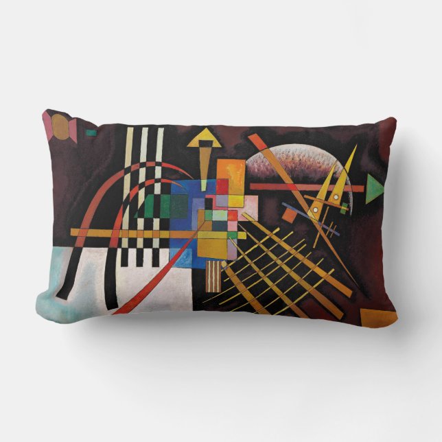 Coussin Rectangle Kandinsky peinture Abstraite oeuvre classique (Recto)
