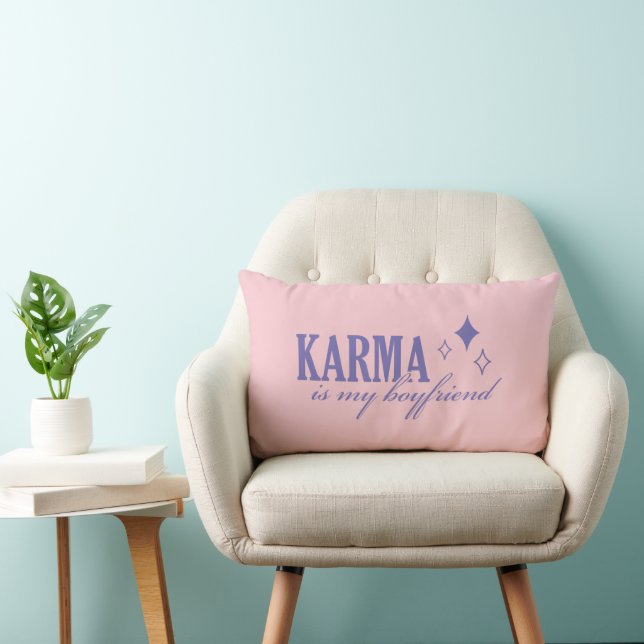 Coussin Rectangle Karma is My Boyfriend (Chaise)