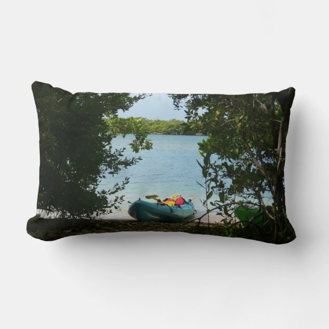 Coussin Rectangle Kayaking aux îles Virgin (Recto)