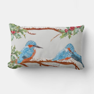 Coussin Rectangle Kingfisher with a plan of action