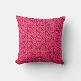 Coussin Rectangle L Rose-Rose-Craquement-Cru-Extérieur-D'intérieur-m
