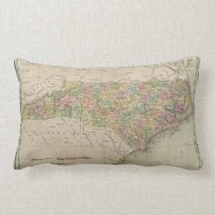 Coussin Rectangle La Caroline du Nord 5