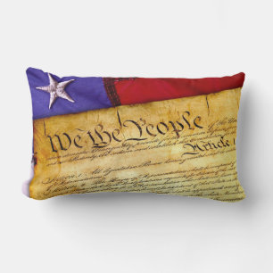 Coussin Rectangle La Constitution américaine