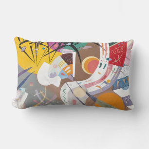 Coussin Rectangle La courbe dominante de Kandinsky Peinture d'art Ab