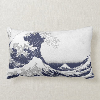 Coussin Rectangle La grande vague outre de Kanagawa (神奈川沖浪裏)