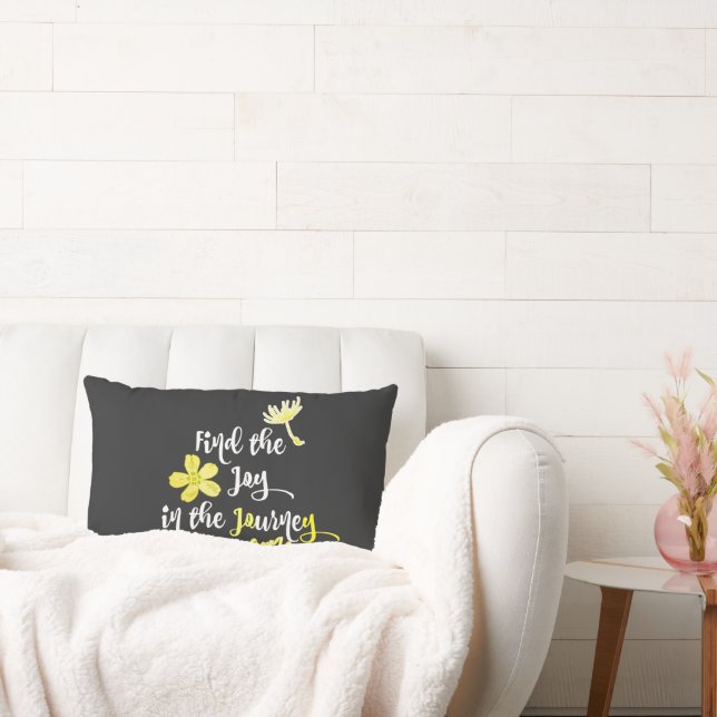 Coussin Rectangle La joie inspirante dans le voyage (Canapé)