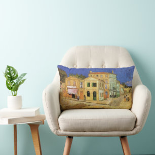 Coussin Rectangle La maison de Vincent à Arles par Vincent van Gogh