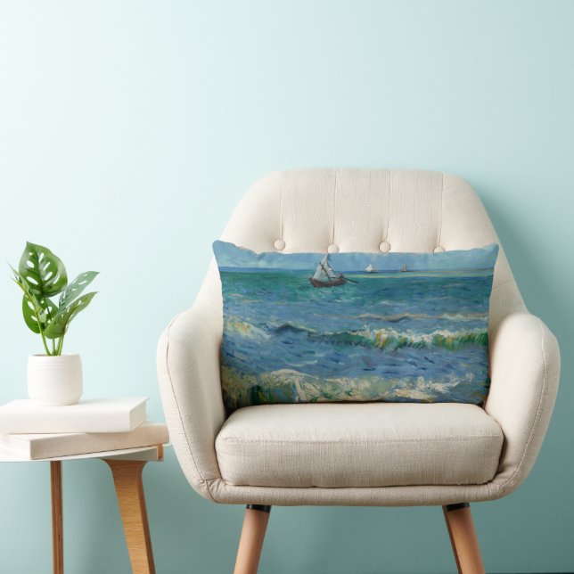 Coussin Rectangle La mer aux Saintes Maries de la Mer | Van Gogh (Chaise)