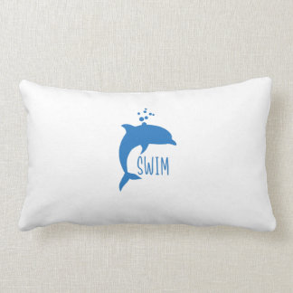 Coussin Rectangle La natation des dauphins