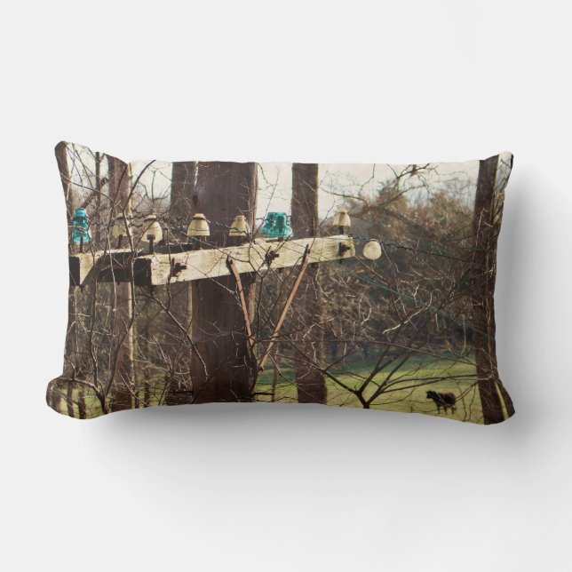 Coussin Rectangle La Norfolk et la ligne occidentale de Polonais de (Recto)