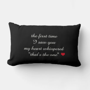 Coussin Rectangle La Première Fois Que Je Vous Ai Vu.