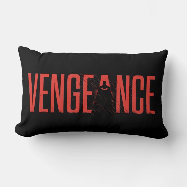 Coussin Rectangle La silhouette Batman Vengeance (Recto)