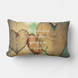 Coussin Rectangle La Voix De Votre Coeur Citation