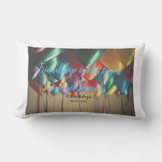 Coussin Rectangle "L'amitié est la magie la plus vraie qu'il y ait"