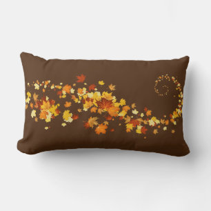 Coussin Rectangle Lancer des feuilles d'automne