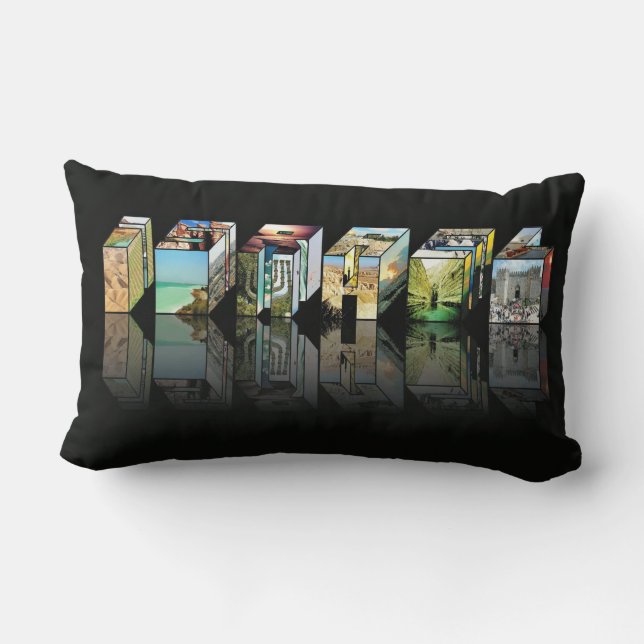 Coussin Rectangle Lancer l'oreiller (Verso)