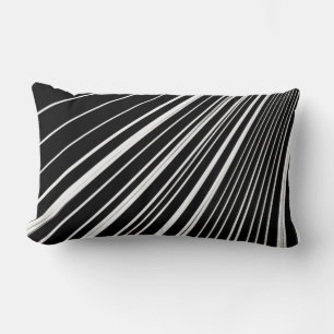 Coussin Rectangle Lancer l'oreiller Gris noir