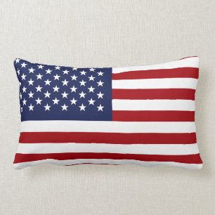 Coussin Rectangle L'Angleterre et le drapeau américain