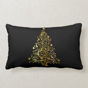Coussin Rectangle L'arbre de Joyeux Noël tient le premier rôle chi
