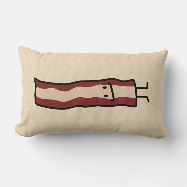 Coussin Rectangle Lard heureux (Recto)