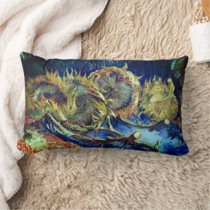 Coussin Rectangle L'art intemporel de Van Gogh - Quatre tournesols t