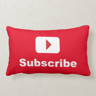 Coussin Rectangle le canal de youtube souscrivent