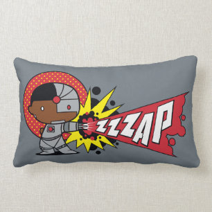 Coussin Rectangle Le canon Cybernétique de Chibi Cyborg