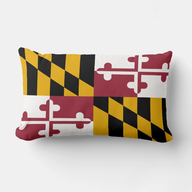 Coussin Rectangle Le drapeau de l'Etat du Maryland (Recto)